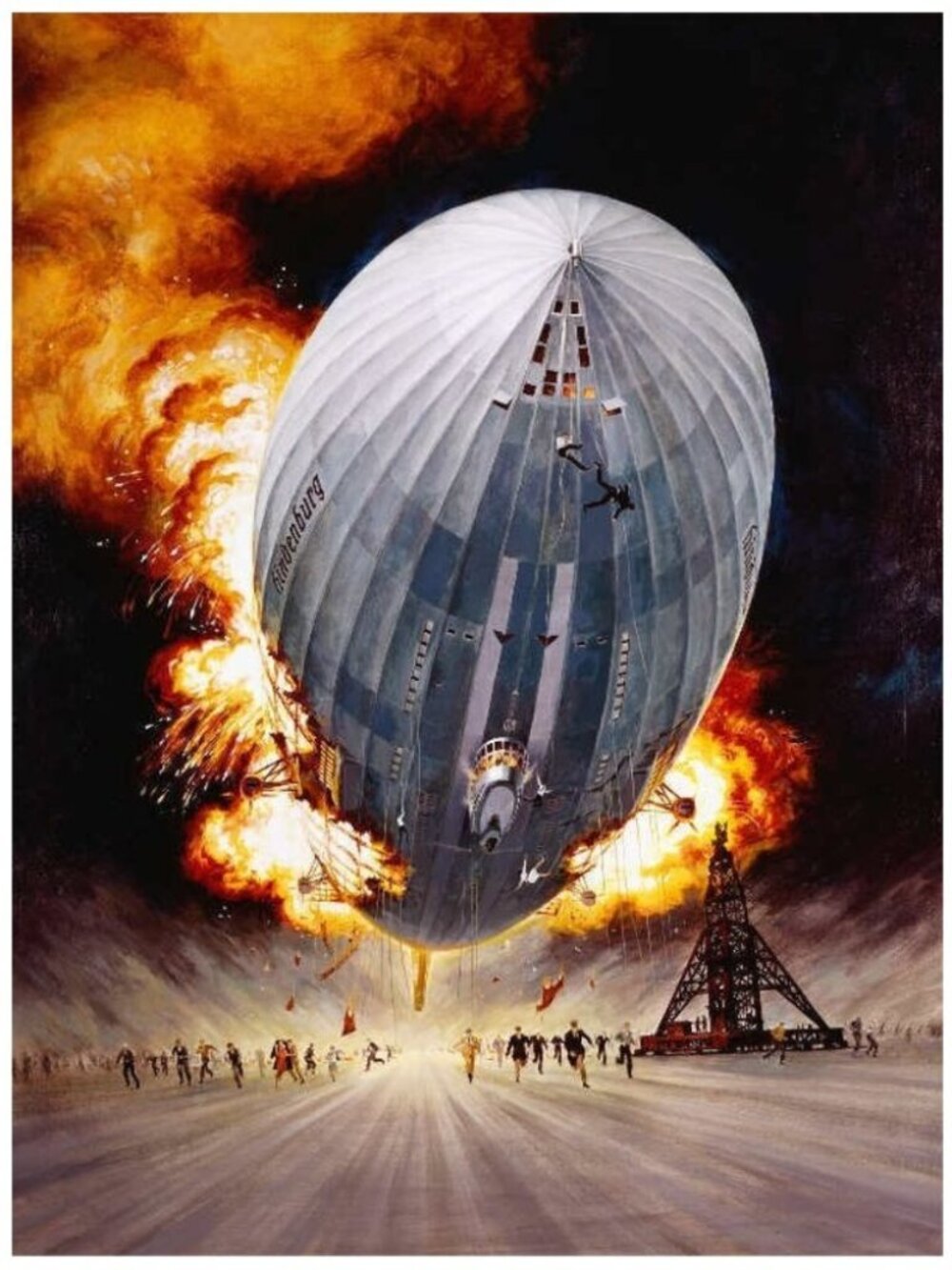 1975 THE HINDENBURG VINTAGE THRILLER MOVIE POSTER